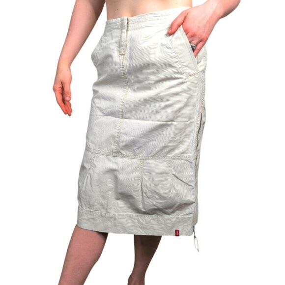 Esprit EDC Germany Utility Tech Safari Outdoor Zip Tailored Hiking Skirt S - Picture 1 of 10